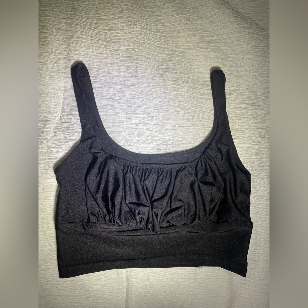 SHEIN Ruffled Crop Tank